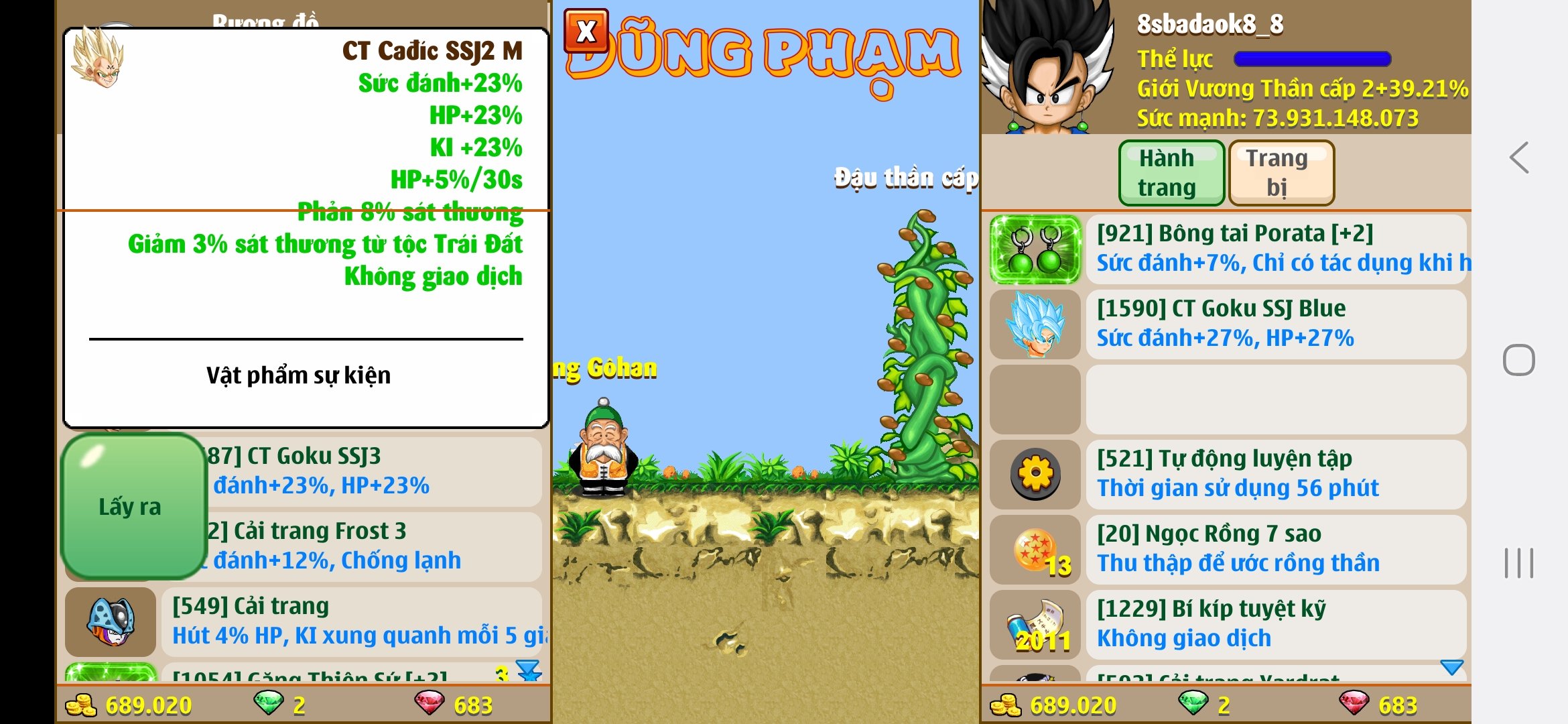 Nick Ngọc Rồng Online VIP giá rẻ, NickDaoQuan.Com, Shop Nick Ngọc Rồng