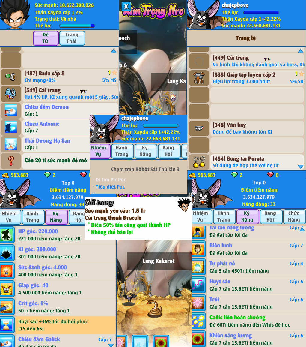 Nick Ngọc Rồng Online VIP giá rẻ, NickDaoquan.Vn, Shop Nick Ngọc Rồng