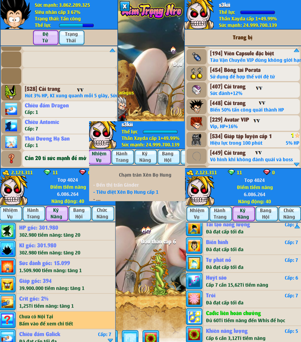 Nick Ngọc Rồng Online VIP giá rẻ, NickDaoquan.Vn, Shop Nick Ngọc Rồng