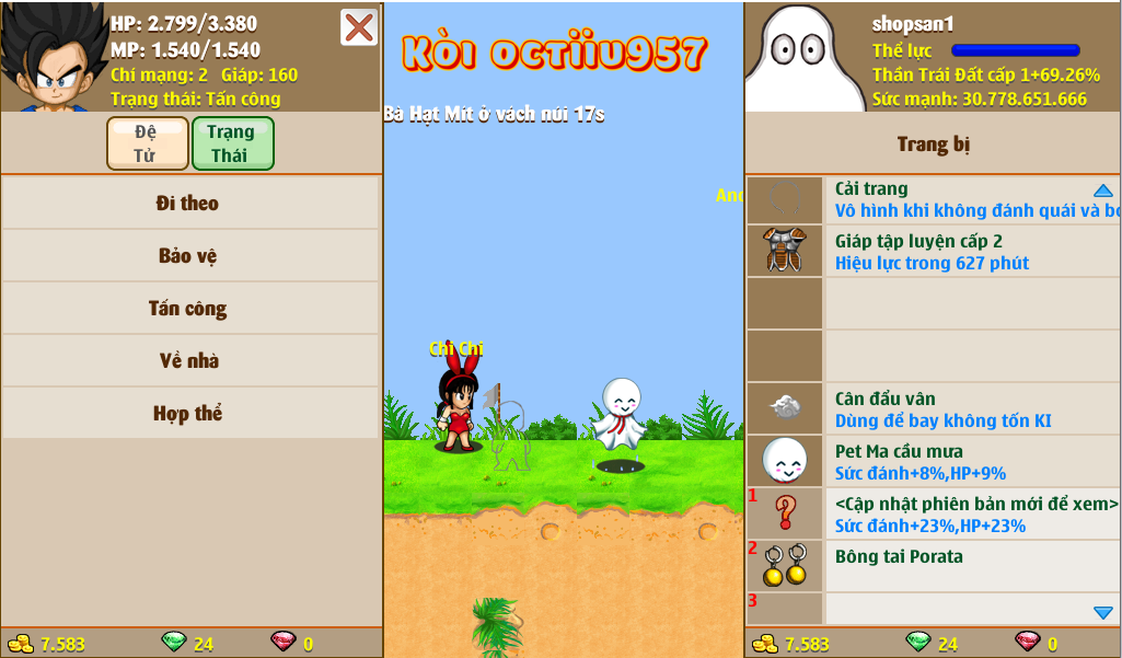 Nick Ngọc Rồng Online VIP giá rẻ, NickDaoQuan.Com, Shop Nick Ngọc Rồng