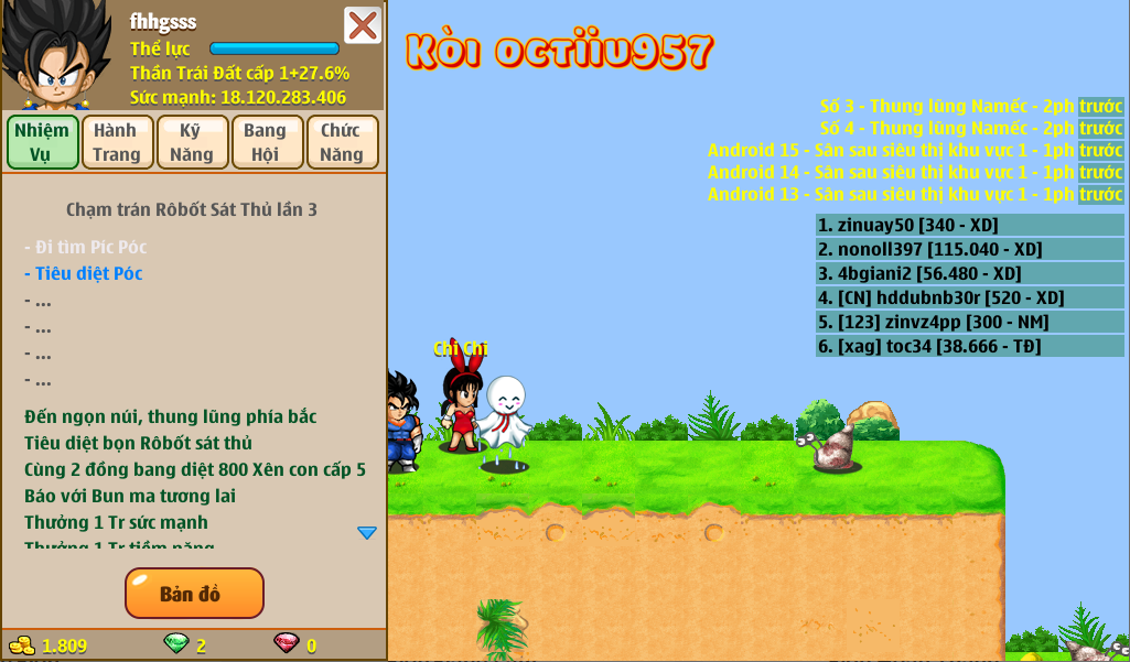 Nick Ngọc Rồng Online VIP giá rẻ, NickDaoQuan.Com, Shop Nick Ngọc Rồng