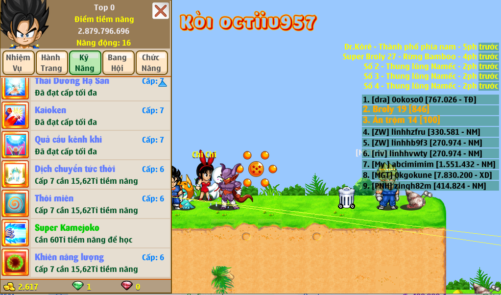 Nick Ngọc Rồng Online VIP giá rẻ, NickDaoQuan.Com, Shop Nick Ngọc Rồng