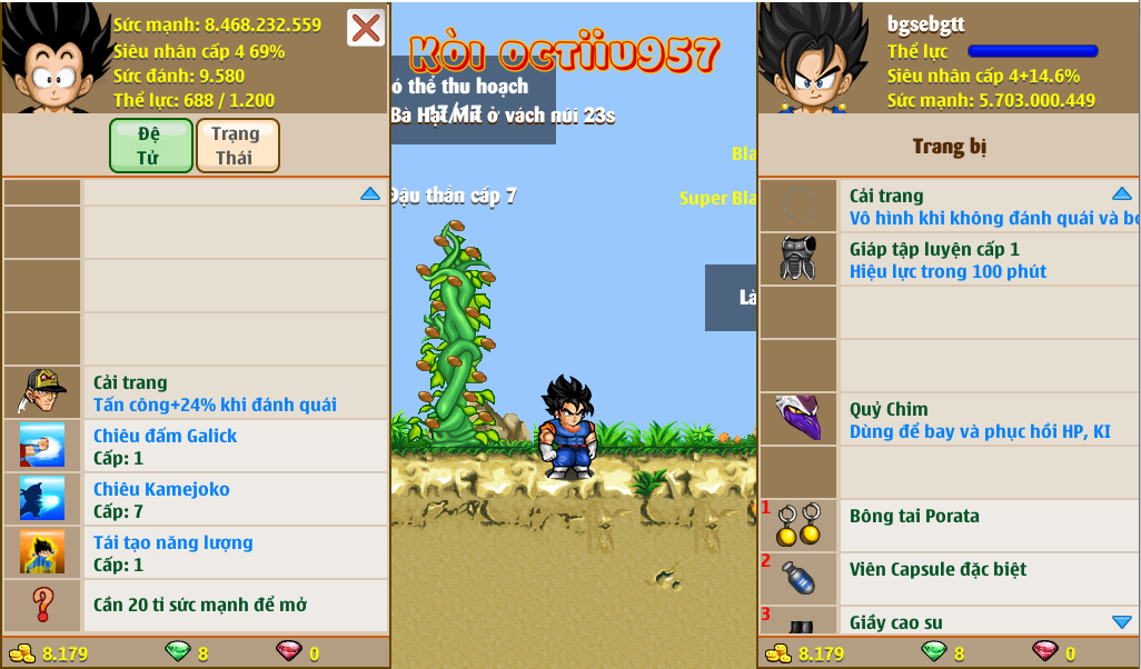 Nick Ngọc Rồng Online VIP giá rẻ, NickDaoQuan.Com, Shop Nick Ngọc Rồng