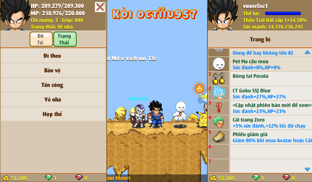 Nick Ngọc Rồng Online VIP giá rẻ, NickDaoQuan.Com, Shop Nick Ngọc Rồng