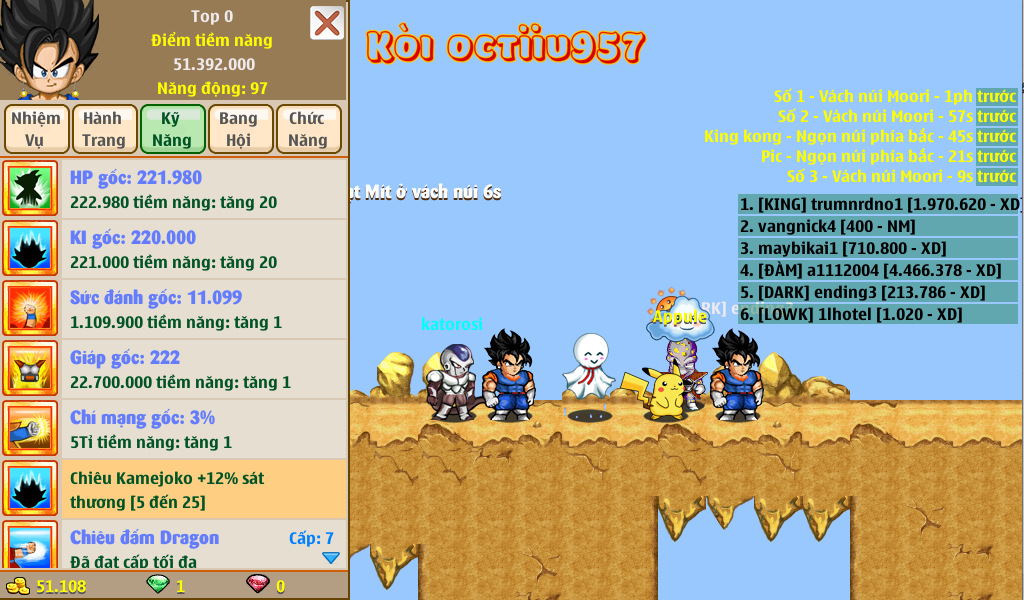 Nick Ngọc Rồng Online VIP giá rẻ, NickDaoQuan.Com, Shop Nick Ngọc Rồng