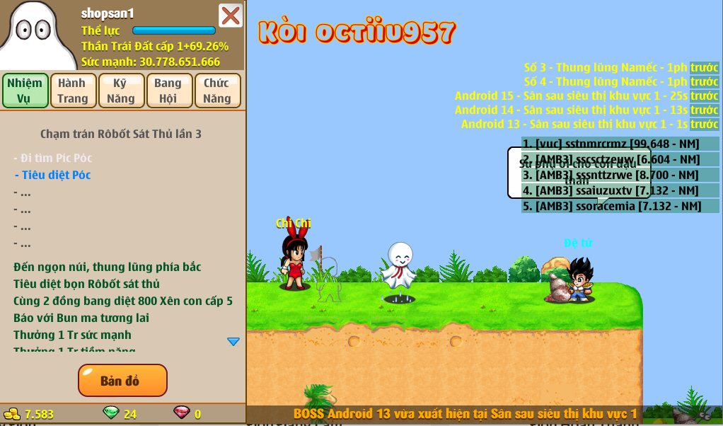 Nick Ngọc Rồng Online VIP giá rẻ, NickDaoQuan.Com, Shop Nick Ngọc Rồng