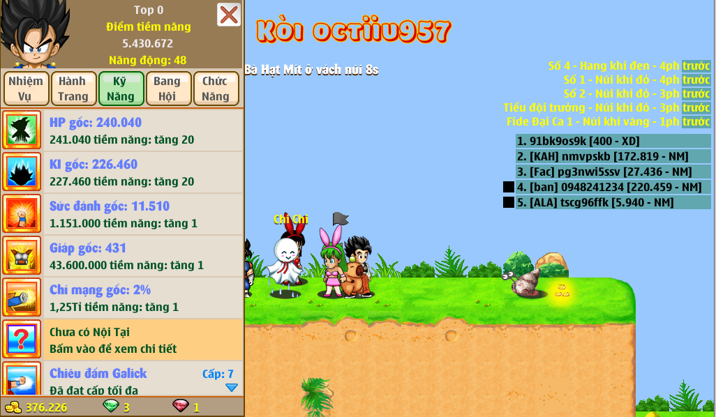 Nick Ngọc Rồng Online VIP giá rẻ, NickDaoQuan.Com, Shop Nick Ngọc Rồng