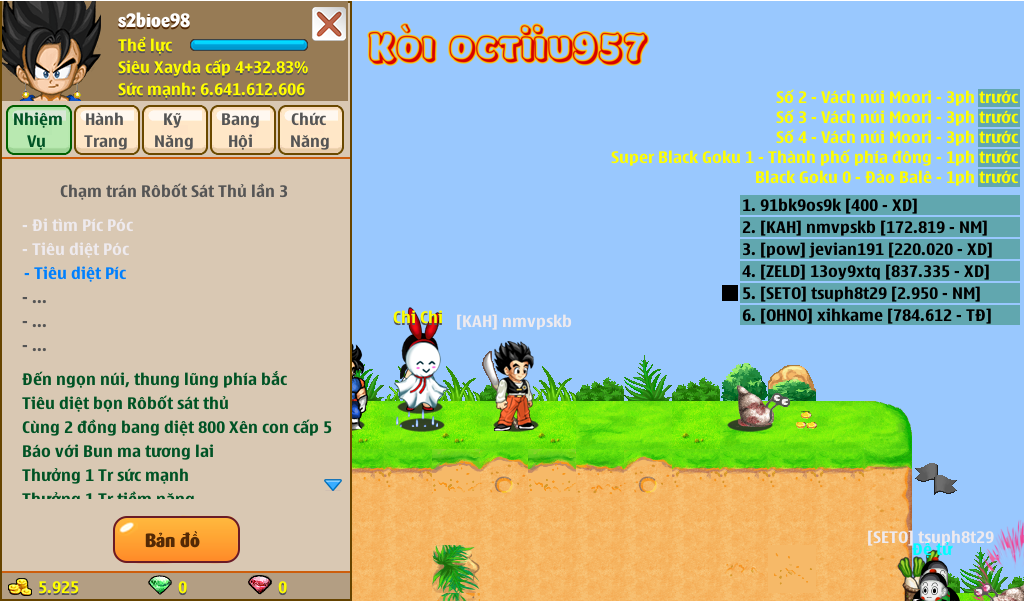 Nick Ngọc Rồng Online VIP giá rẻ, NickDaoQuan.Com, Shop Nick Ngọc Rồng