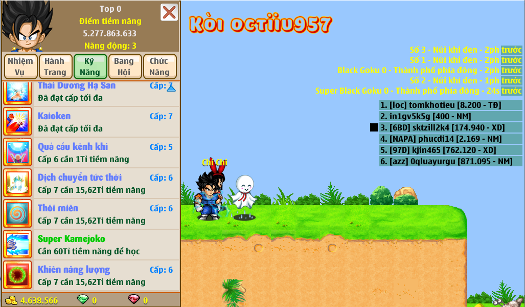 Nick Ngọc Rồng Online VIP giá rẻ, NickDaoQuan.Com, Shop Nick Ngọc Rồng