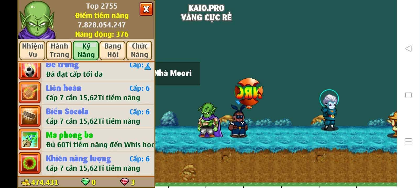 Nick Ngọc Rồng Online VIP giá rẻ, NickDaoQuan.Com, Shop Nick Ngọc Rồng