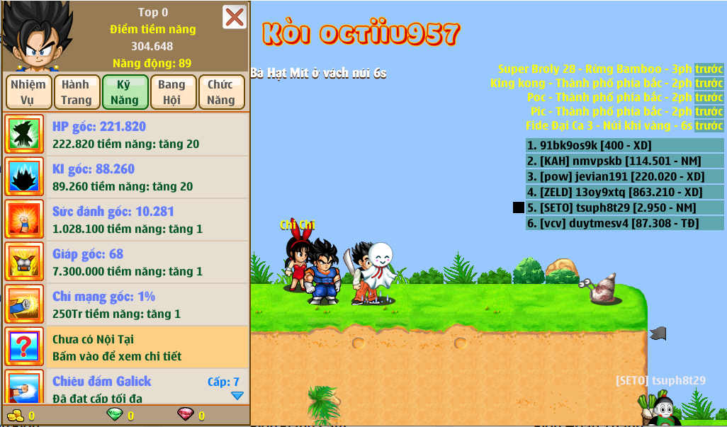 Nick Ngọc Rồng Online VIP giá rẻ, NickDaoQuan.Com, Shop Nick Ngọc Rồng