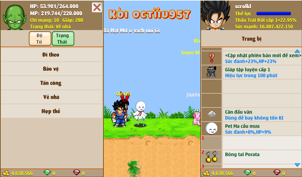 Nick Ngọc Rồng Online VIP giá rẻ, NickDaoQuan.Com, Shop Nick Ngọc Rồng