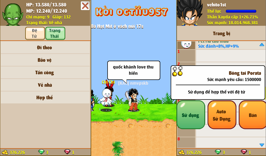 Nick Ngọc Rồng Online VIP giá rẻ, NickDaoQuan.Com, Shop Nick Ngọc Rồng