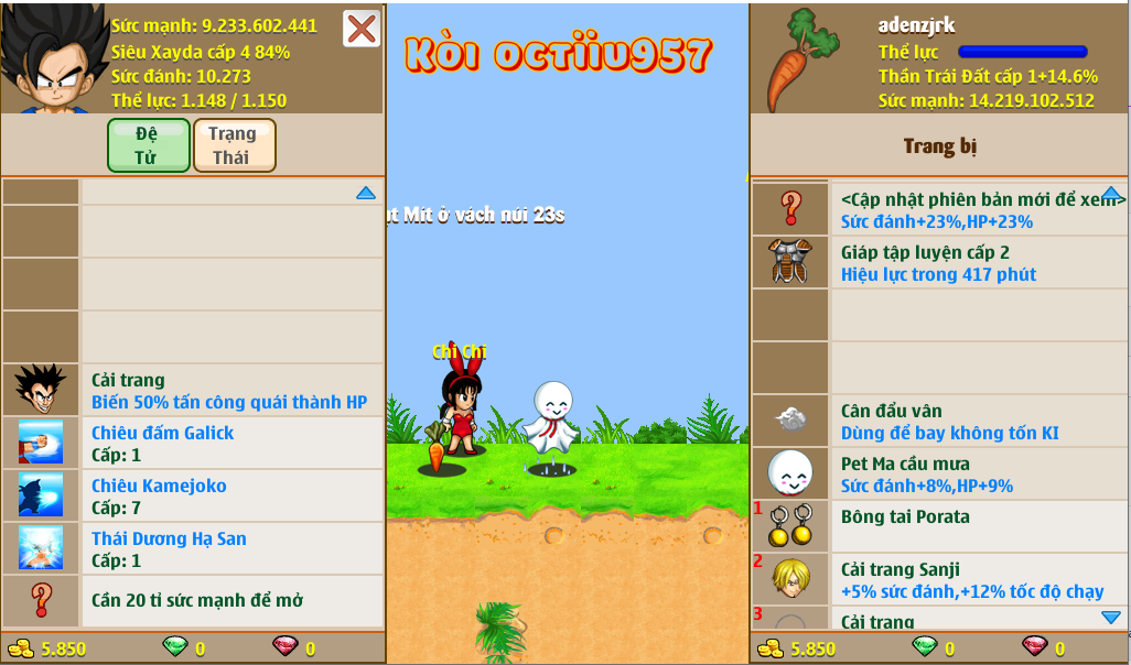 Nick Ngọc Rồng Online VIP giá rẻ, NickDaoQuan.Com, Shop Nick Ngọc Rồng