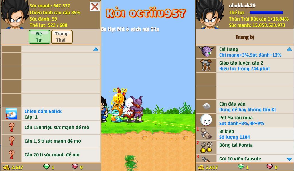 Nick Ngọc Rồng Online VIP giá rẻ, NickDaoQuan.Com, Shop Nick Ngọc Rồng