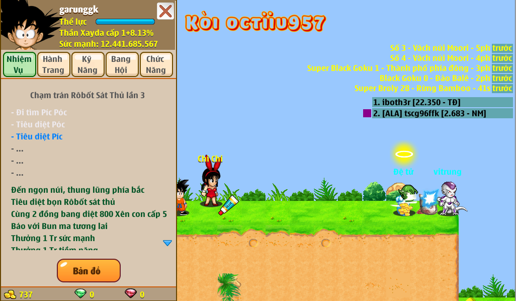 Nick Ngọc Rồng Online VIP giá rẻ, NickDaoQuan.Com, Shop Nick Ngọc Rồng