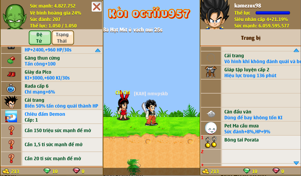 Nick Ngọc Rồng Online VIP giá rẻ, NickDaoQuan.Com, Shop Nick Ngọc Rồng