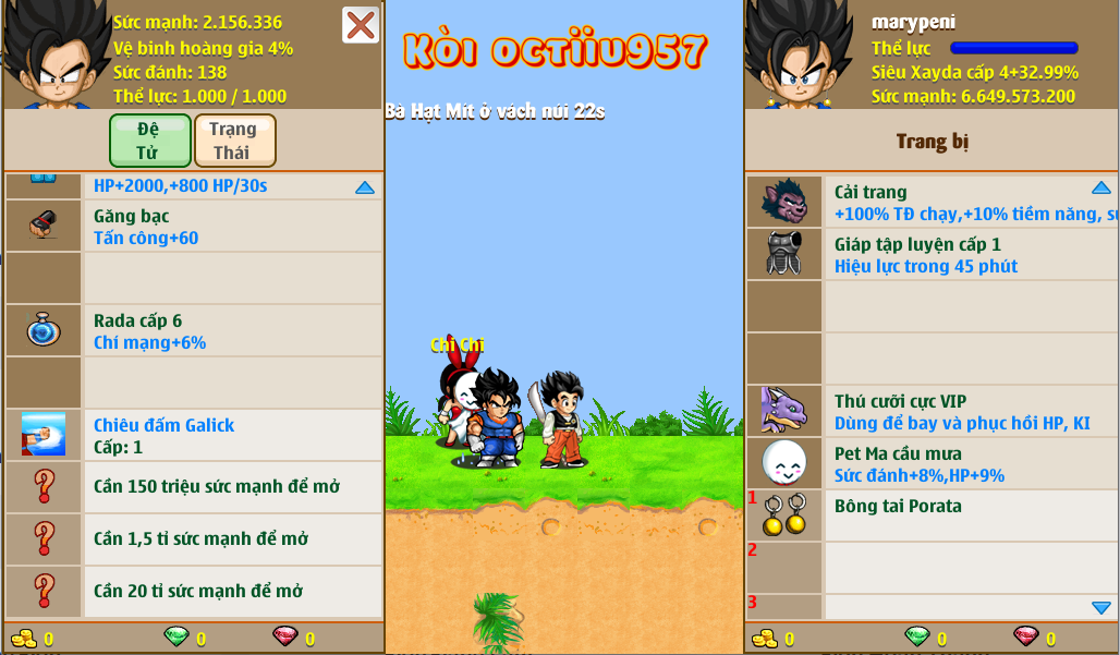 Nick Ngọc Rồng Online VIP giá rẻ, NickDaoQuan.Com, Shop Nick Ngọc Rồng