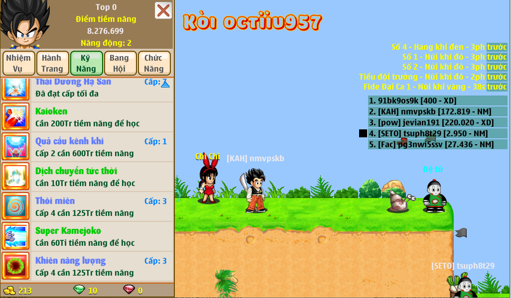 Nick Ngọc Rồng Online VIP giá rẻ, NickDaoQuan.Com, Shop Nick Ngọc Rồng