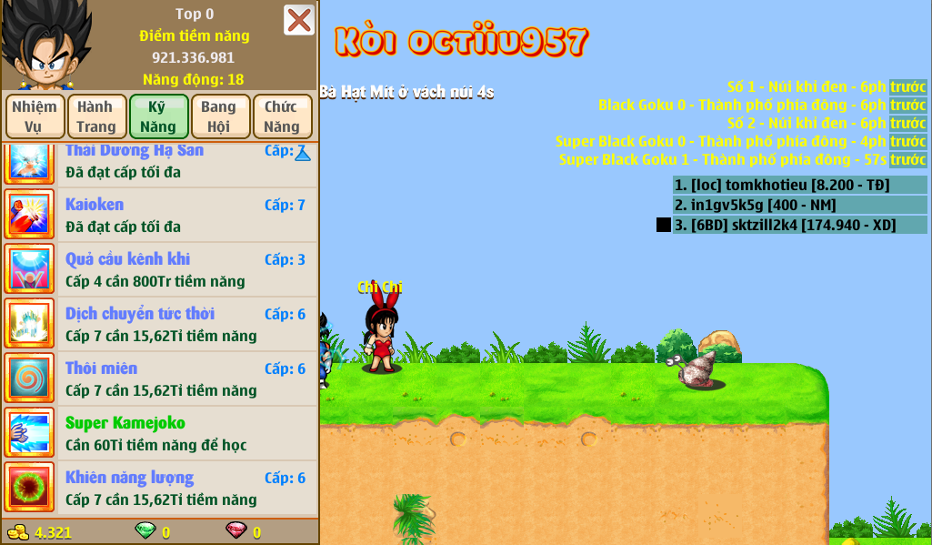 Nick Ngọc Rồng Online VIP giá rẻ, NickDaoQuan.Com, Shop Nick Ngọc Rồng