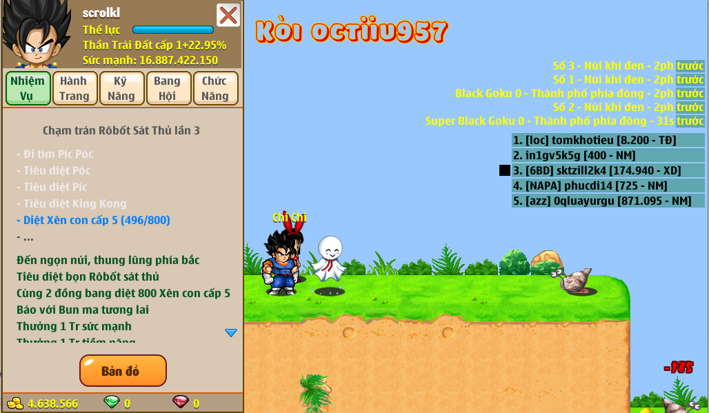 Nick Ngọc Rồng Online VIP giá rẻ, NickDaoQuan.Com, Shop Nick Ngọc Rồng