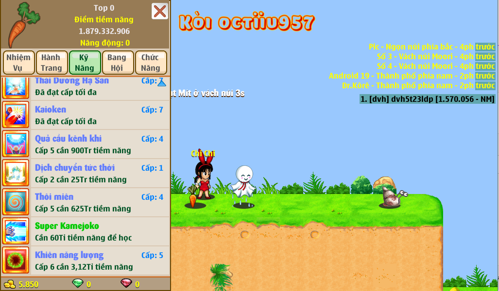 Nick Ngọc Rồng Online VIP giá rẻ, NickDaoQuan.Com, Shop Nick Ngọc Rồng