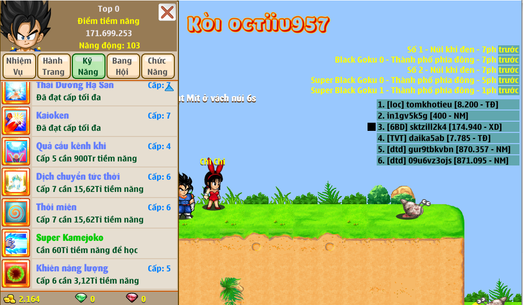 Nick Ngọc Rồng Online VIP giá rẻ, NickDaoQuan.Com, Shop Nick Ngọc Rồng