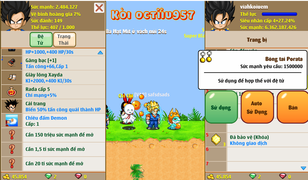 Nick Ngọc Rồng Online VIP giá rẻ, NickDaoQuan.Com, Shop Nick Ngọc Rồng