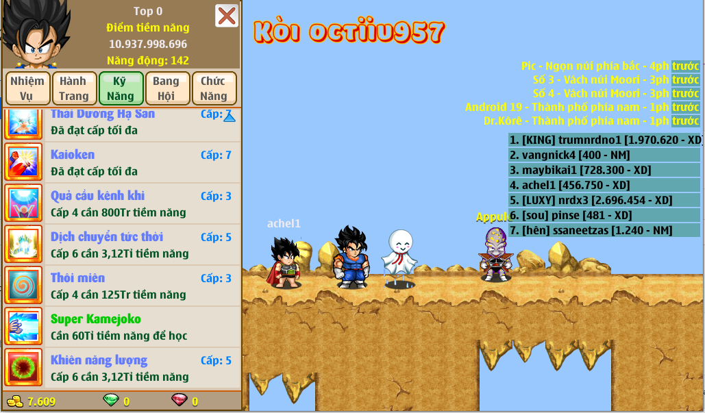 Nick Ngọc Rồng Online VIP giá rẻ, NickDaoQuan.Com, Shop Nick Ngọc Rồng