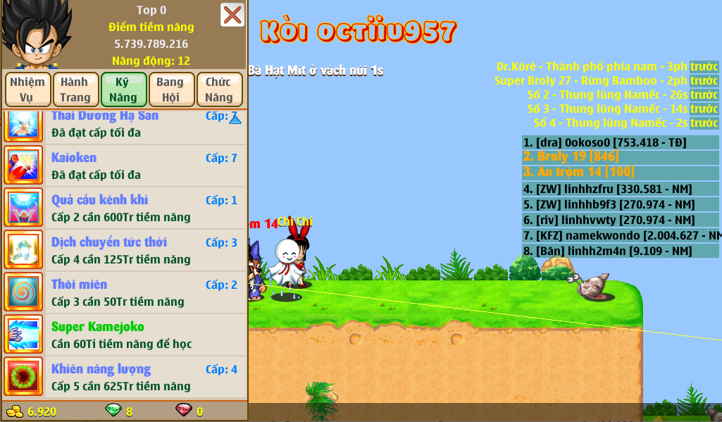 Nick Ngọc Rồng Online VIP giá rẻ, NickDaoQuan.Com, Shop Nick Ngọc Rồng