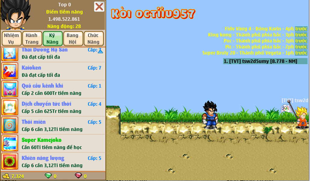 Nick Ngọc Rồng Online VIP giá rẻ, NickDaoQuan.Com, Shop Nick Ngọc Rồng