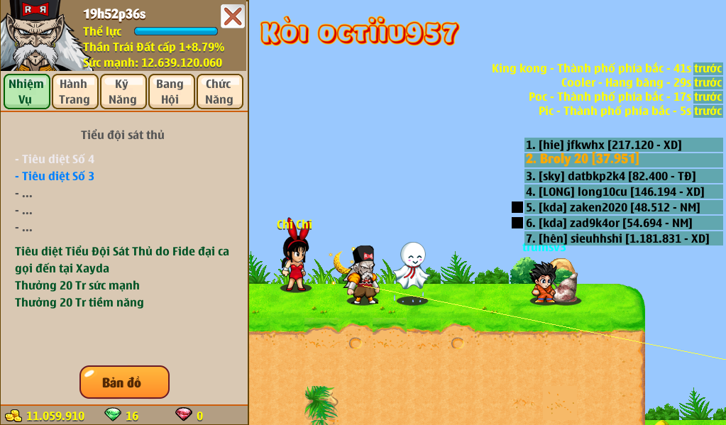 Nick Ngọc Rồng Online VIP giá rẻ, NickDaoQuan.Com, Shop Nick Ngọc Rồng