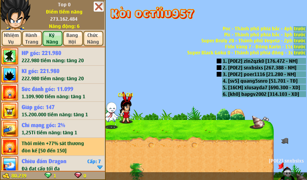 Nick Ngọc Rồng Online VIP giá rẻ, NickDaoQuan.Com, Shop Nick Ngọc Rồng