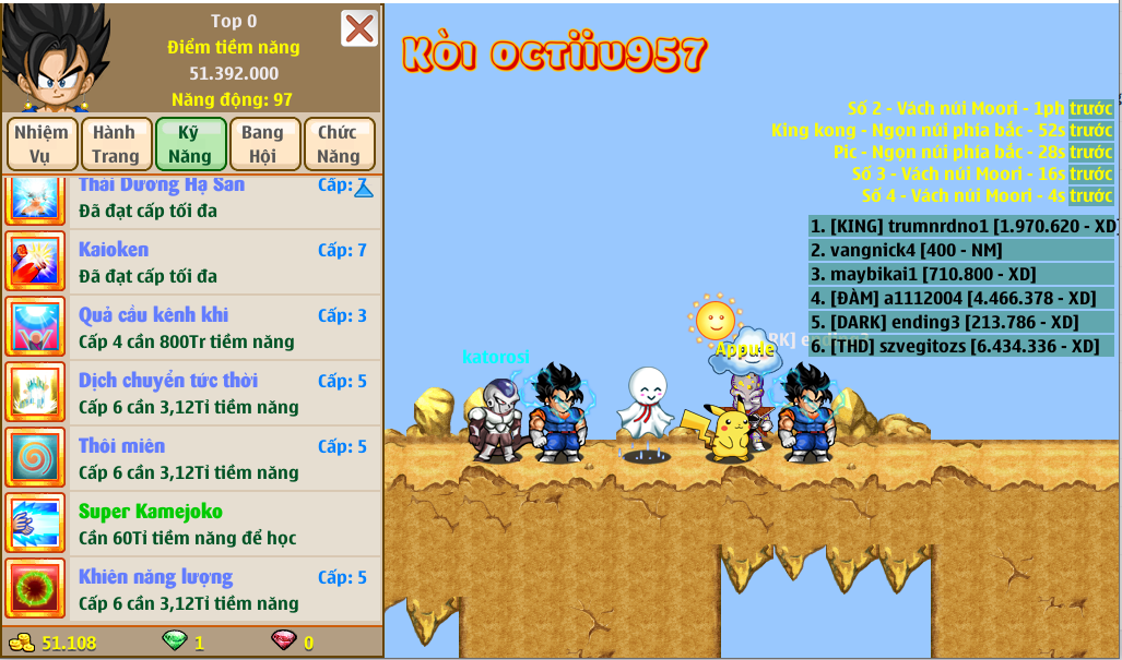 Nick Ngọc Rồng Online VIP giá rẻ, NickDaoQuan.Com, Shop Nick Ngọc Rồng