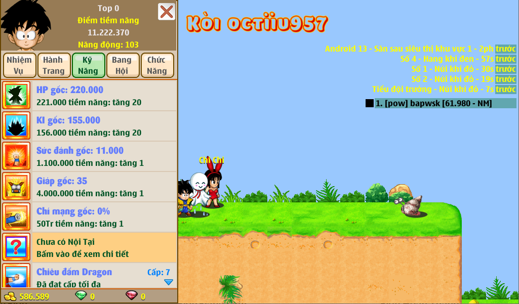 Nick Ngọc Rồng Online VIP giá rẻ, NickDaoQuan.Com, Shop Nick Ngọc Rồng