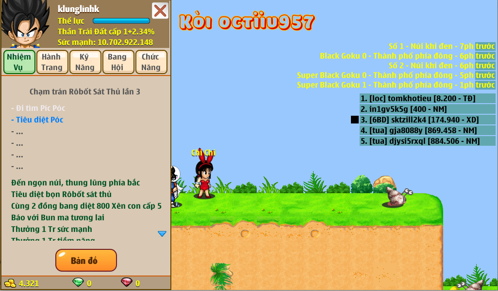 Nick Ngọc Rồng Online VIP giá rẻ, NickDaoQuan.Com, Shop Nick Ngọc Rồng