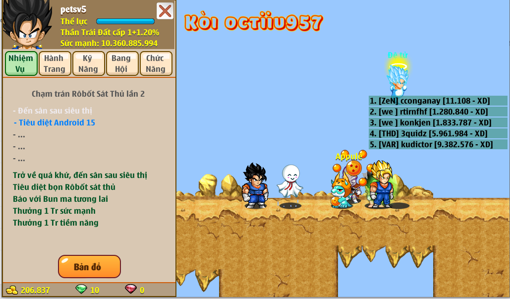 Nick Ngọc Rồng Online VIP giá rẻ, NickDaoQuan.Com, Shop Nick Ngọc Rồng