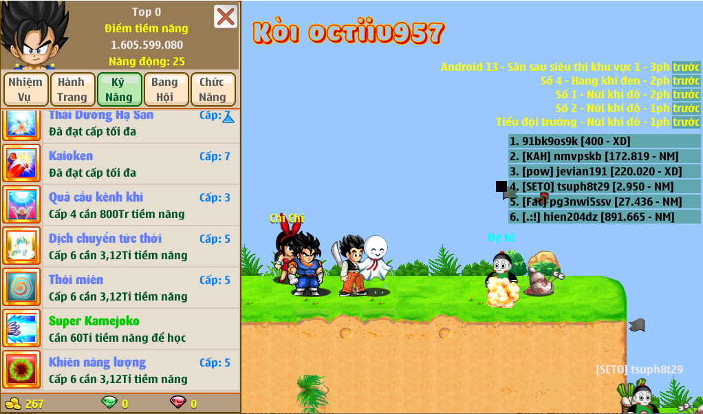 Nick Ngọc Rồng Online VIP giá rẻ, NickDaoQuan.Com, Shop Nick Ngọc Rồng