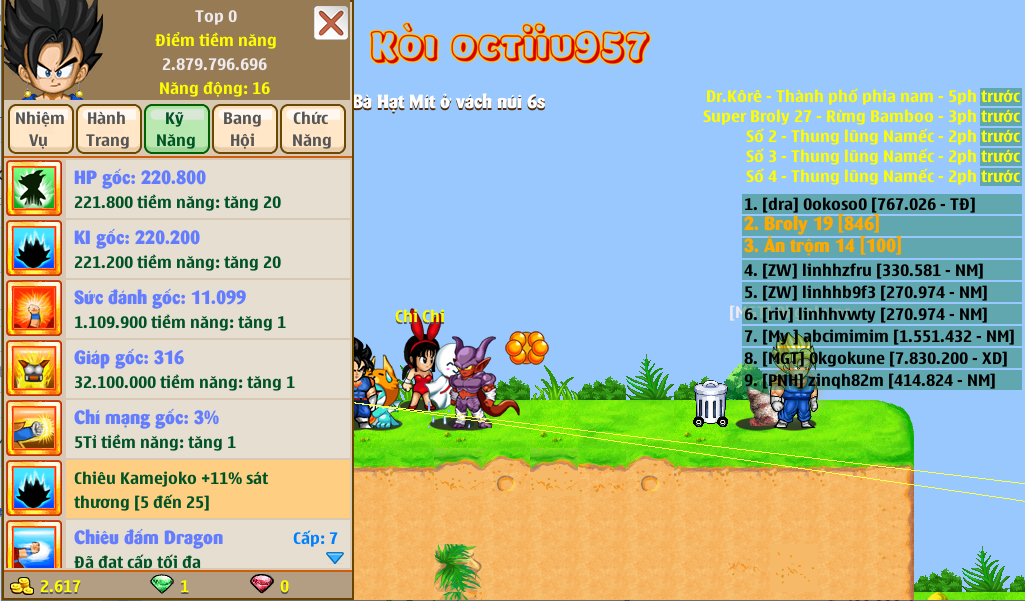 Nick Ngọc Rồng Online VIP giá rẻ, NickDaoQuan.Com, Shop Nick Ngọc Rồng