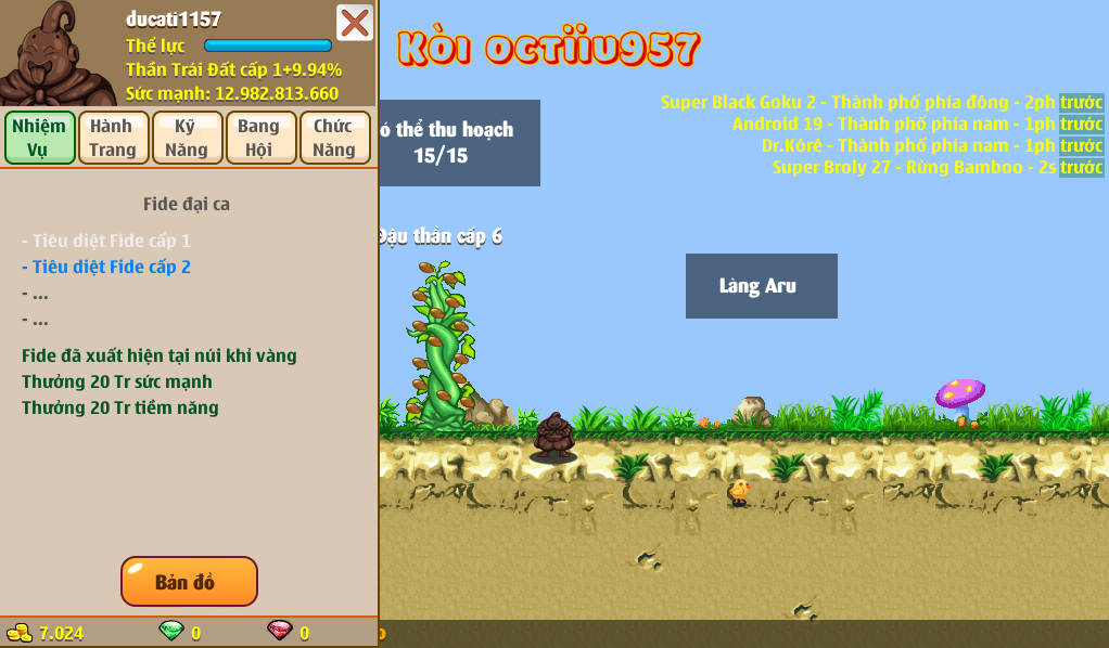 Nick Ngọc Rồng Online VIP giá rẻ, NickDaoQuan.Com, Shop Nick Ngọc Rồng