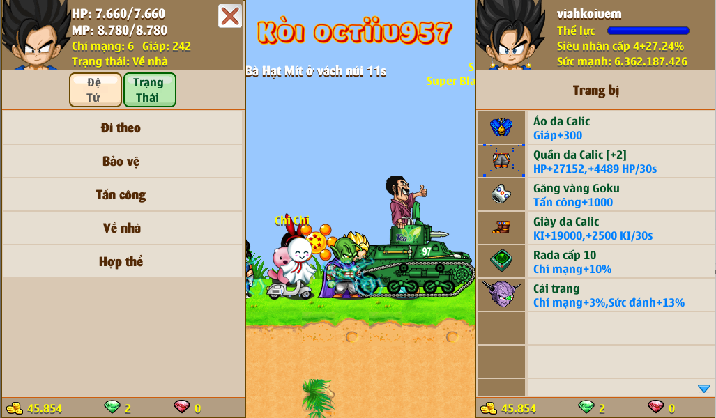 Nick Ngọc Rồng Online VIP giá rẻ, NickDaoQuan.Com, Shop Nick Ngọc Rồng