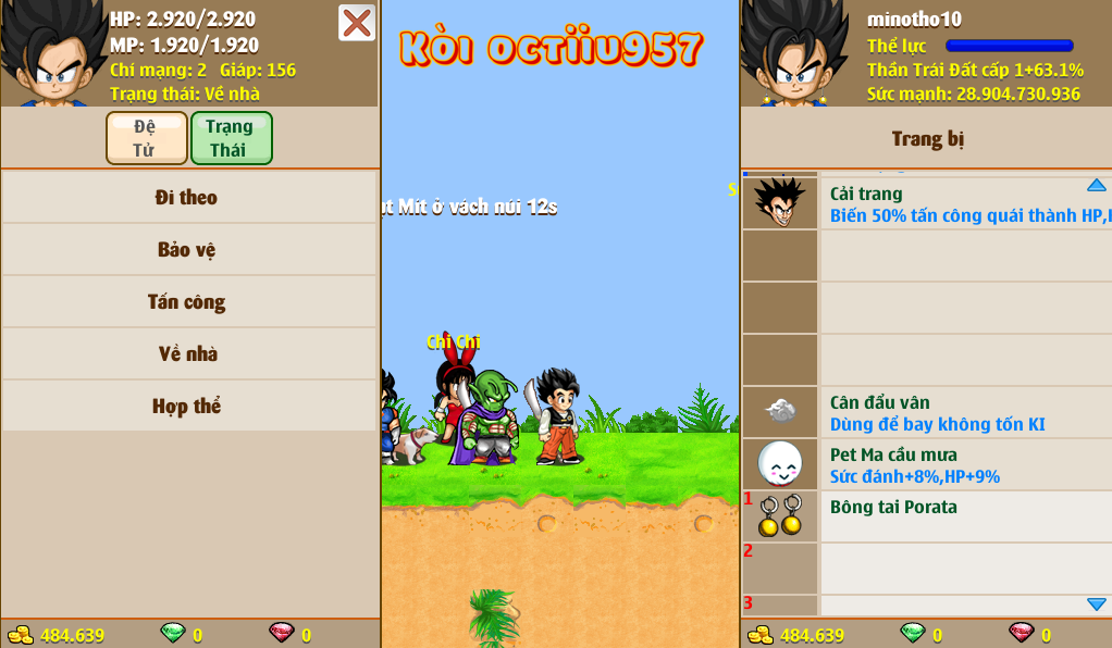 Nick Ngọc Rồng Online VIP giá rẻ, NickDaoQuan.Com, Shop Nick Ngọc Rồng