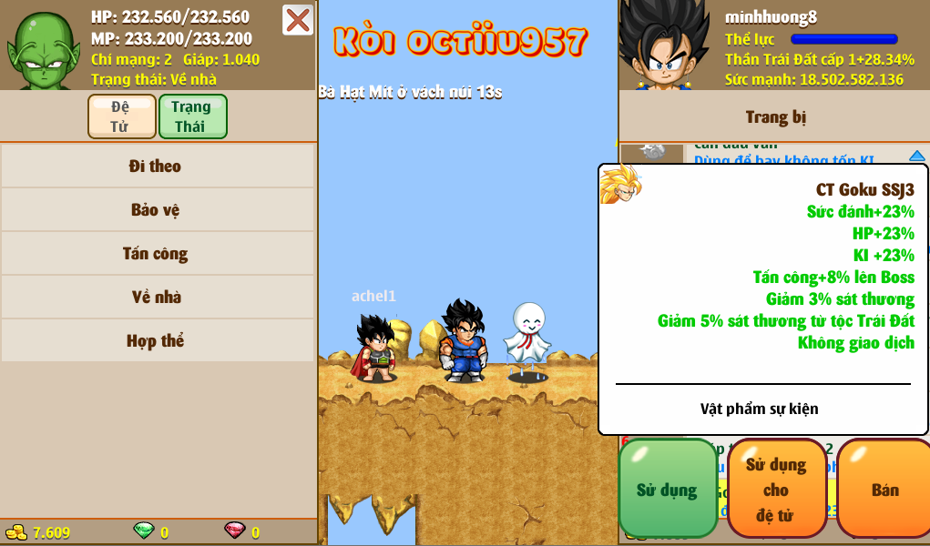 Nick Ngọc Rồng Online VIP giá rẻ, NickDaoQuan.Com, Shop Nick Ngọc Rồng