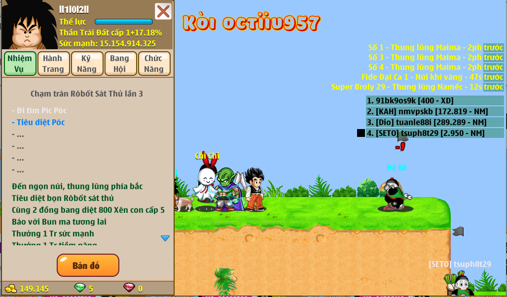 Nick Ngọc Rồng Online VIP giá rẻ, NickDaoQuan.Com, Shop Nick Ngọc Rồng