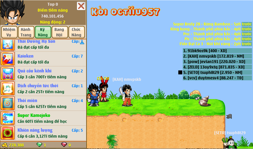 Nick Ngọc Rồng Online VIP giá rẻ, NickDaoQuan.Com, Shop Nick Ngọc Rồng