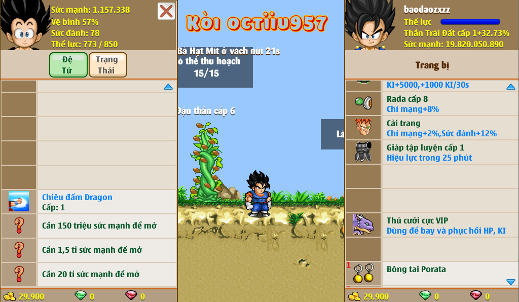 Nick Ngọc Rồng Online VIP giá rẻ, NickDaoQuan.Com, Shop Nick Ngọc Rồng