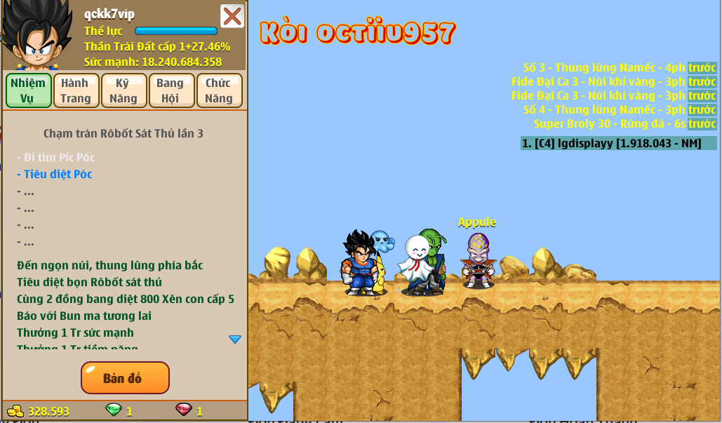 Nick Ngọc Rồng Online VIP giá rẻ, NickDaoQuan.Com, Shop Nick Ngọc Rồng