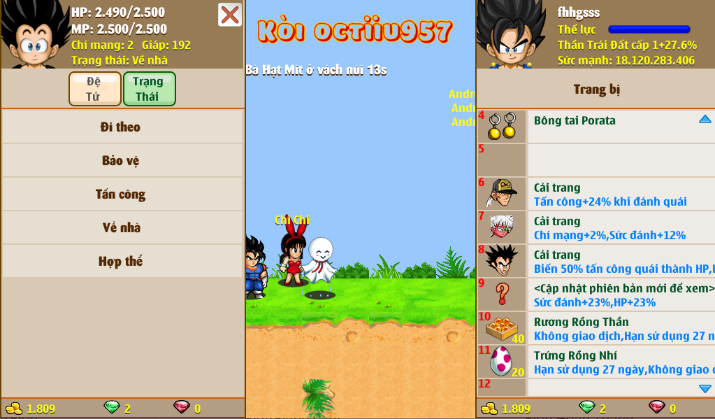 Nick Ngọc Rồng Online VIP giá rẻ, NickDaoQuan.Com, Shop Nick Ngọc Rồng