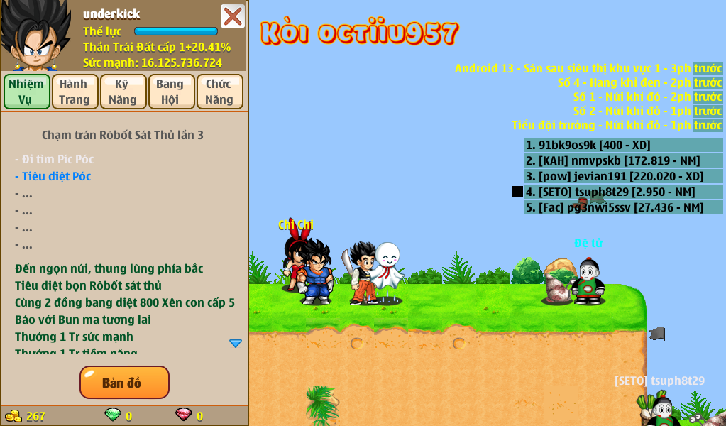 Nick Ngọc Rồng Online VIP giá rẻ, NickDaoQuan.Com, Shop Nick Ngọc Rồng