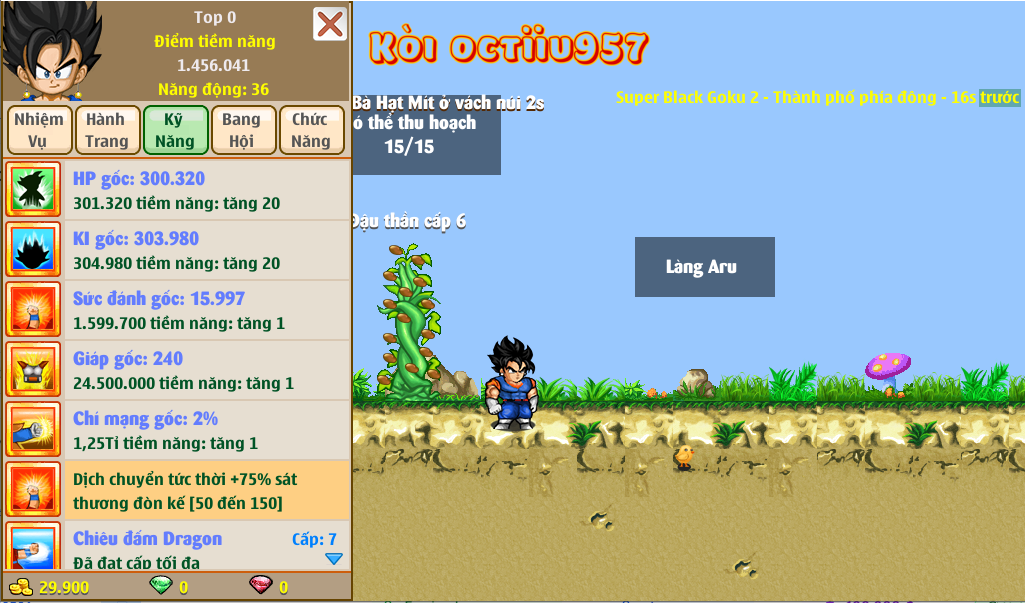 Nick Ngọc Rồng Online VIP giá rẻ, NickDaoQuan.Com, Shop Nick Ngọc Rồng